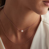 Rose Quartz Gemstone Cord Necklace