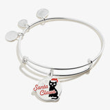 'Santa Claws' Cat Holiday Charm Bangle