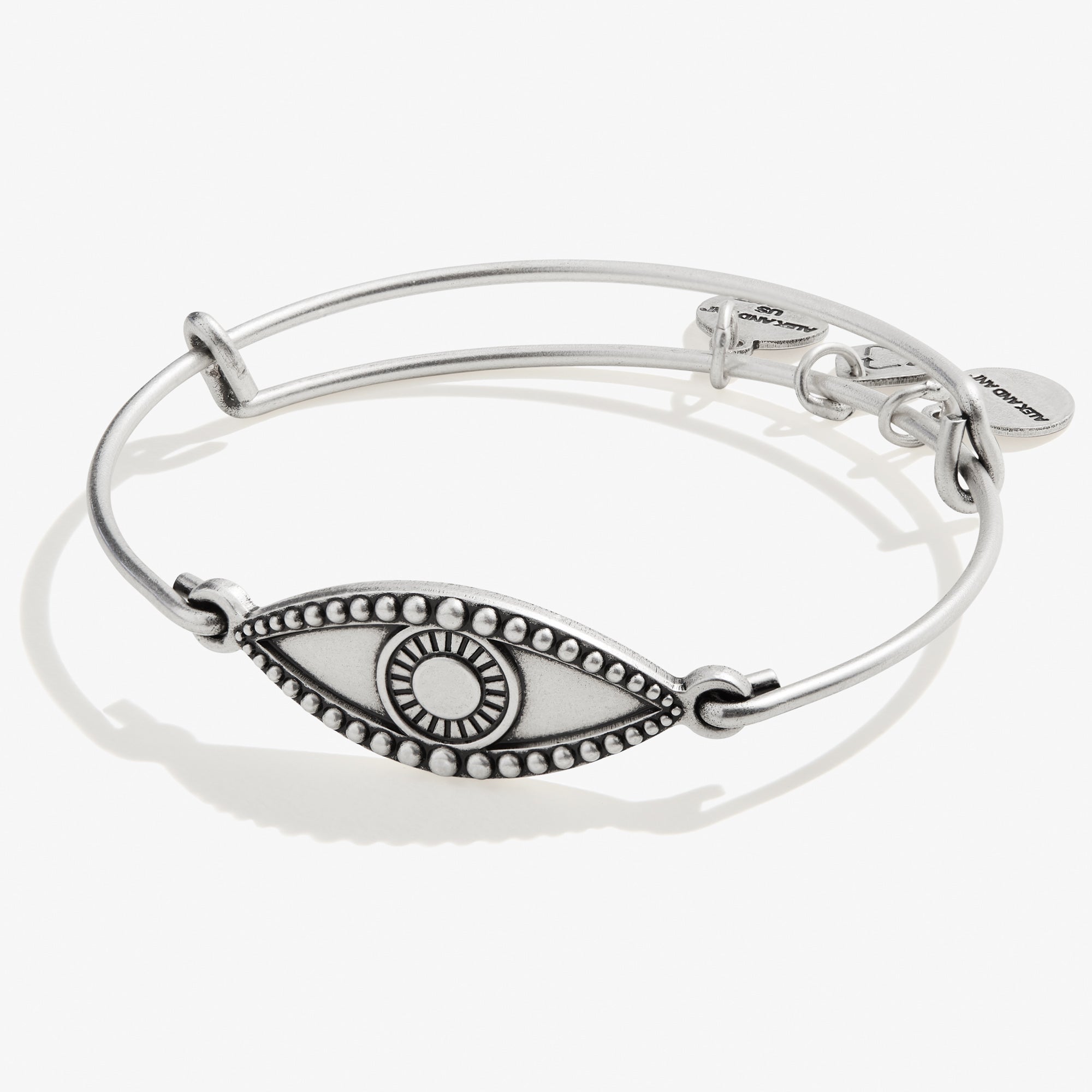 Evil Eye Inline Charm Bangle Alex and Ani – ALEX AND ANI