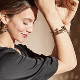 Star + Crystal Cuff Bracelet