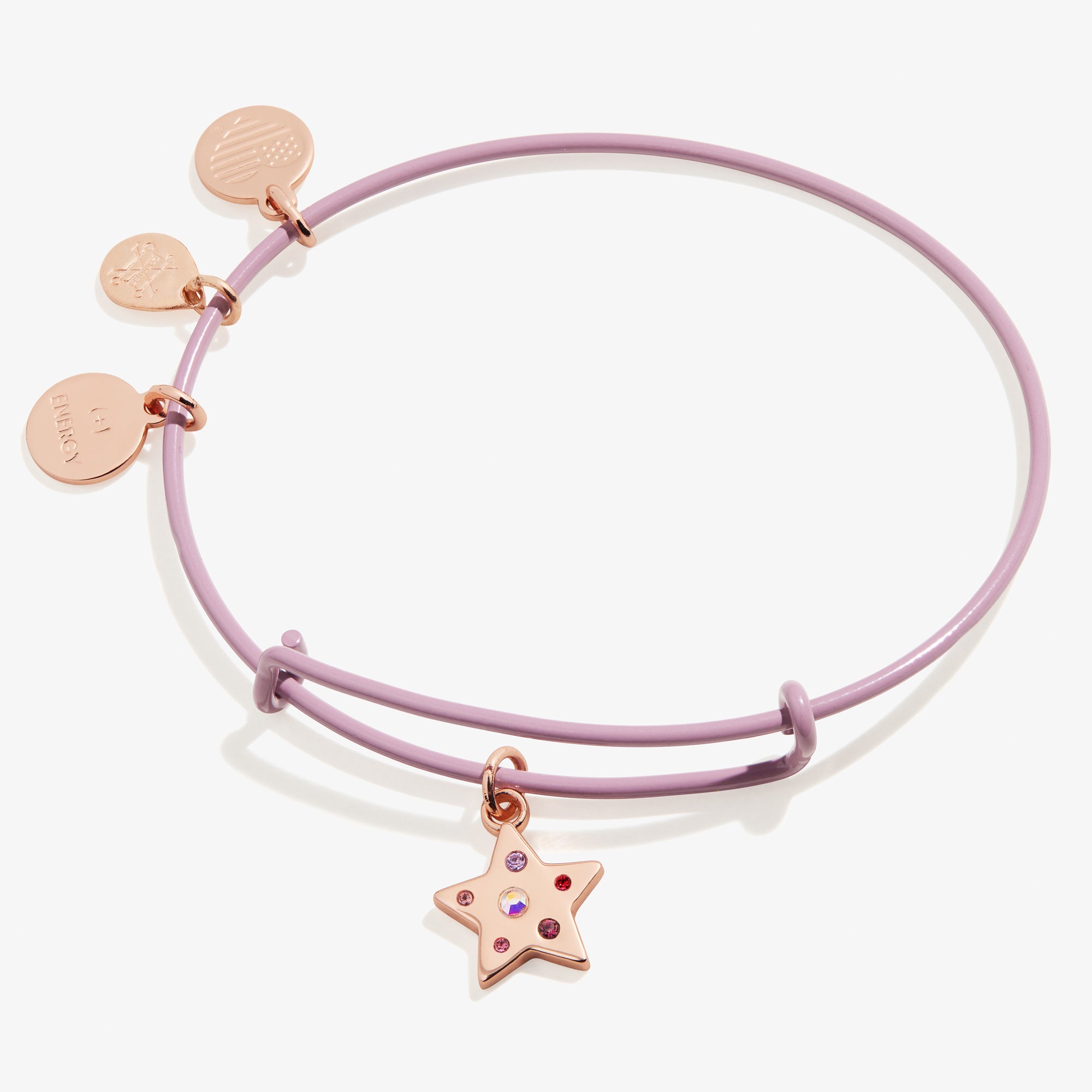 Star Charm Bangle Bracelet, Purple Alex and Ani – ALEX AND ANI