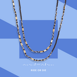 'Ride Or Die' Morse Code Convertible Bracelet or Necklace