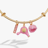 60s Hair Dryer Charm Bangle