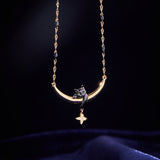 Celestial Cat Inline Necklace