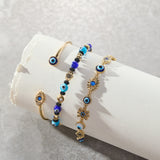 Evil Eye Beaded Bangle