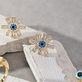 Evil Eye Statement Stud