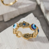 Evil Eye Band Ring