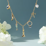 Bridal Multi-Charm Necklace