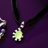 BEETLEJUICE™ Sandworm Pendant Adjustable Ribbon Choker Necklace