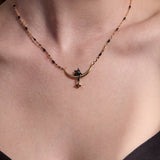 Celestial Cat Inline Necklace