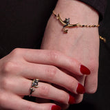 Celestial Cat Open Ring