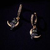 Celestial Cat Huggie Earring