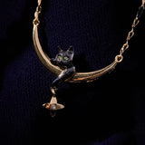 Celestial Cat Inline Necklace