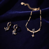 Celestial Cat Huggie Earring