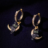 Celestial Cat Huggie Earring