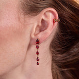 Vampire & Fangs Cuff Earring Set