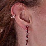 Vampire & Fangs Cuff Earring Set