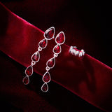 Vampire & Fangs Cuff Earring Set