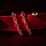 Vampire & Fangs Cuff Earring Set