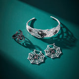 Glow in the Dark Spider Web Cuff
