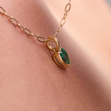 December 'Wisdom' Heart Birthstone Charm