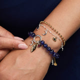 Moon Magic 2 Row Charm Bracelet