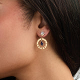 Moon Phase Statement Earring
