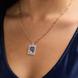 Tarot Card Reversible Spinner Pendant Necklace