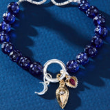 Moon Magic Beaded Charm Bolo Bracelet