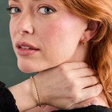 Gold Beaded Cuff Bracelet