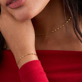 Multi Faceted Chain Bracelet