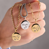 Aunt Flower Disc Charm