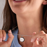 Wife Flower Disc Charm