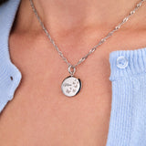 Mom Butterfly Disc Charm