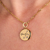 Grandma Hummingbird Disc Charm