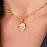 Aunt Flower Disc Charm