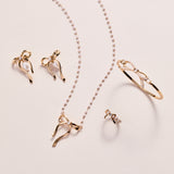 Bow Pearl Coquette Ring