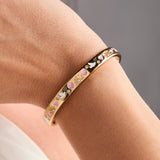 'Pray, Wait and Trust' Cuff Bracelet