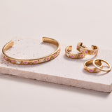 'Pray, Wait and Trust' Cuff Bracelet