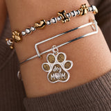 Puppy Love Beaded Bangle