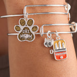 Cat Mom Charm Bangle