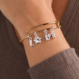 Pet Love Multi Charm Bangle
