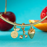 Summer Fruits Charm Bangle