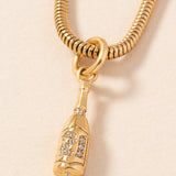 Champagne '21st' Birthday Charm