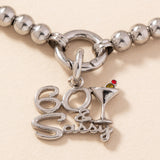 '60 & Sassy' Martini Charm