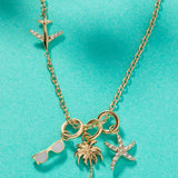 Beach Vacation Mini Charm Set
