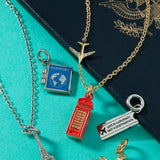 Airline Ticket Charm