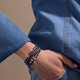 'Not All Who Wander Are Lost' Morse Code Convertible Bracelet or Necklace