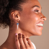 Whimsical Jellyfish Huggie Hoops