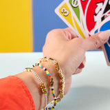 UNO™ Reverse Symbol Stationed Stretch Bracelet